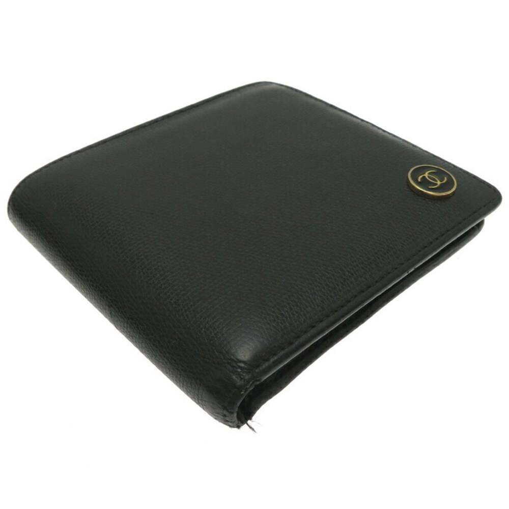 CHANEL Authentic Black Leather Wallet - Picture 3 of 10
